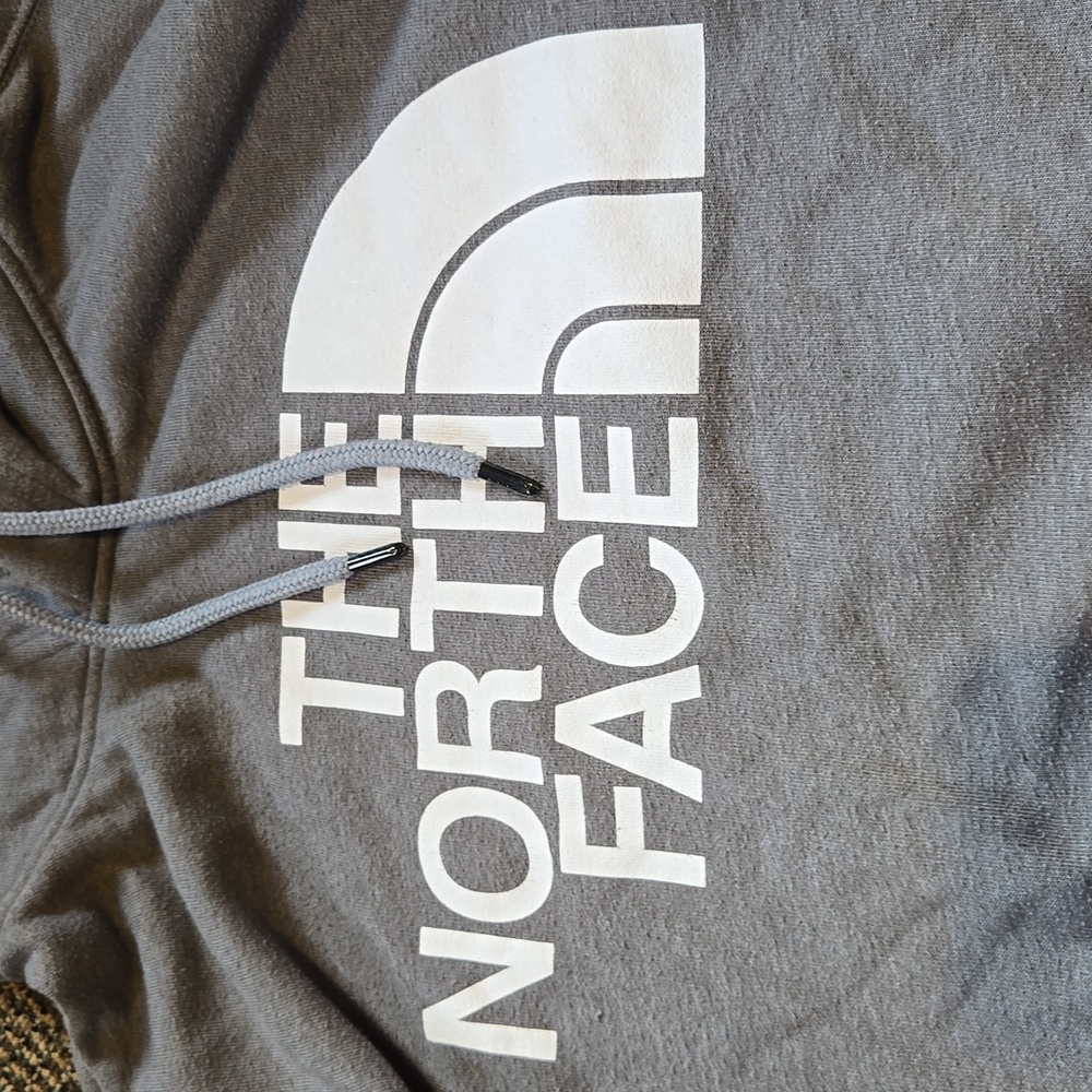 Mens Northface grey hoodie sweatshirt - Picture 2 of 3